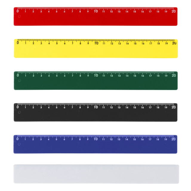 Régua Plástica 20Cm Personalizada 