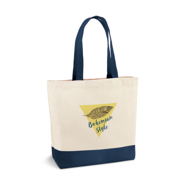 Sacola algodão com bolso personalizada