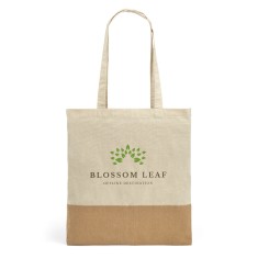 Sacola algodão com juta personalizada