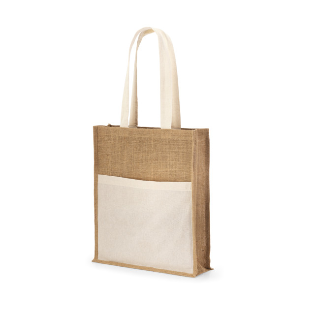 Sacola algodão e juta personalizada