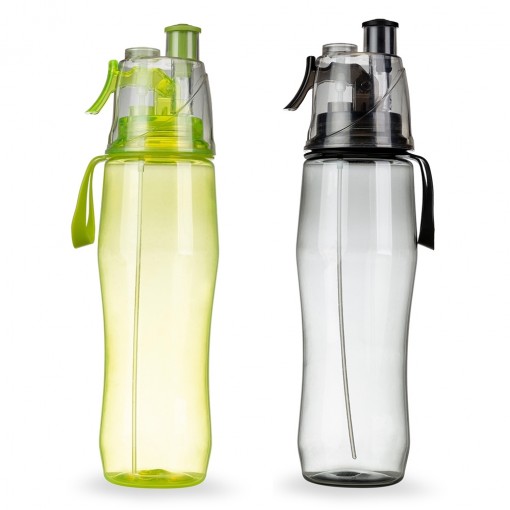 Squeeze Plástico 700Ml Com Borrifador Personalizado Squeeze Plástico 700Ml Com Borrifador Personalizado