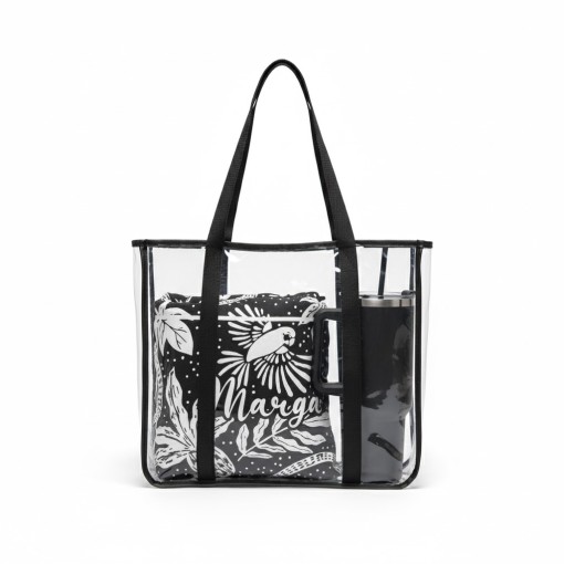 Kit sacola pvc + canga + caneca térmica personalizada