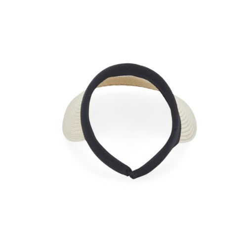 Kit sacola de linho + viseira de palha personalizada